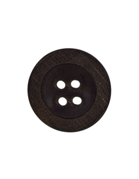 Tube de 3 boutons en bois 4 trous - 18 mm