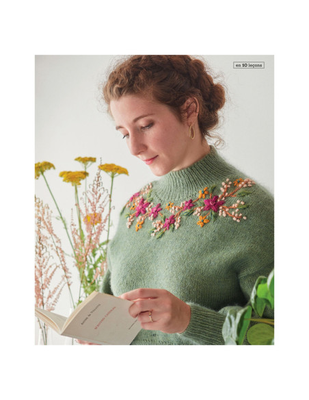 Livre apprendre la broderie en 10 leçons