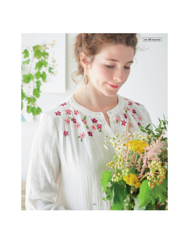 Livre apprendre la broderie en 10 leçons