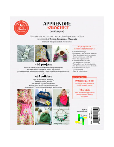 Livre apprendre le crochet en 10 leçons