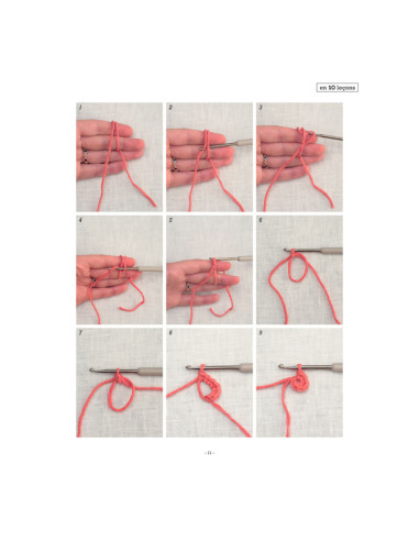 Livre apprendre le crochet en 10 leçons