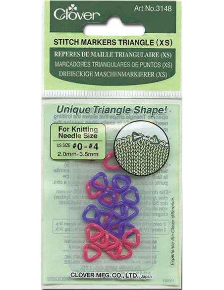 Anneaux marqueurs triangulaires - XS