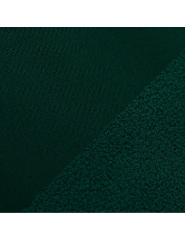 Tissu softshell déperlant envers micro polaire - Vert bouteille