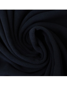 Tissu micro polaire deluxe - Bleu marine