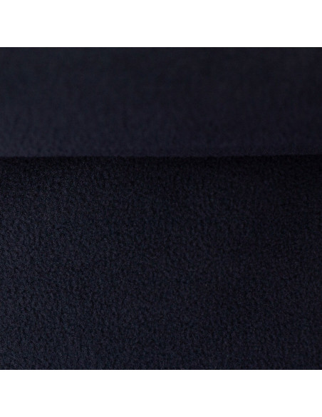 Tissu micro polaire deluxe - Bleu marine