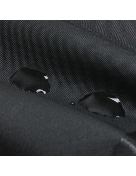 Tissu toile imperméable et ultra-résistant - Noir