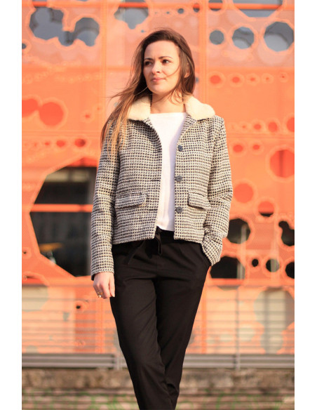 Patron de manteau Emmanuelle - Cha´ Coud