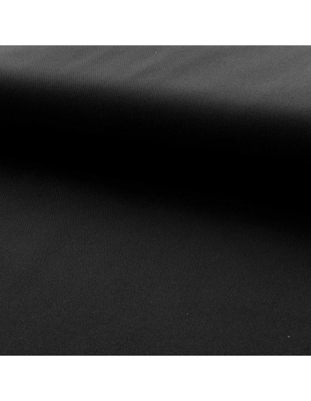 Toile de coton canvas demi-natté - Noir