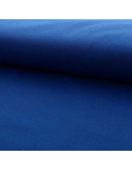 Toile de coton canvas demi-natté - Bleu cobalt
