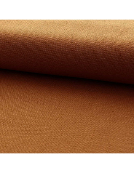 Toile de coton canvas demi-natté - Jaune ocre