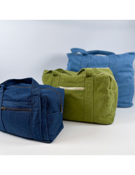 Patron de sac et trousse de toilette Voyage - Ikatee