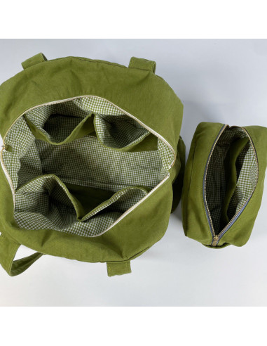 Patron de sac et trousse de toilette Voyage - Ikatee