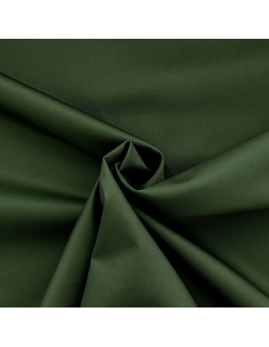 Tissu gabardine polycoton - Militaire