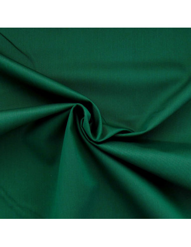 Tissu gabardine polycoton - Vert foncé