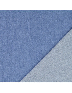 Tissu jeans coton léger - Bleu clair 2