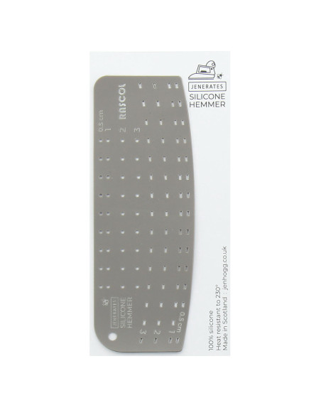 Règle de repassage en silicone pour ourlets