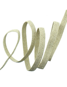 Tresse élastique or