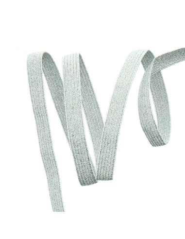 Tresse élastique argent