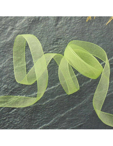 Ruban organza - Vert clair