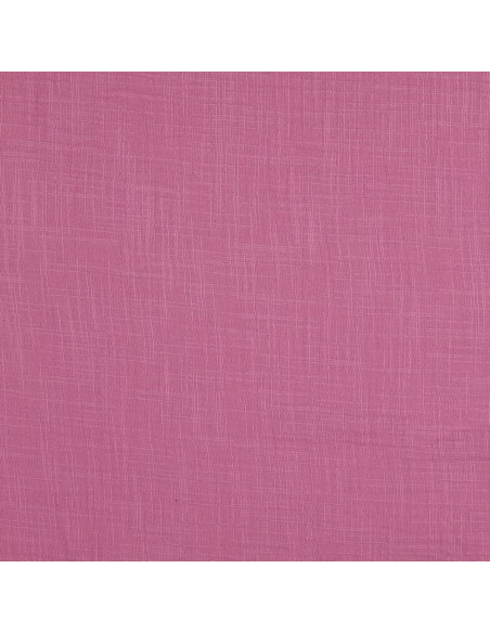 Tissu double gaze de coton Vintage - Bois de rose