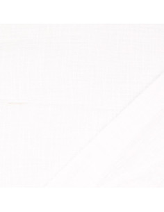 Tissu double gaze de coton Vintage - Blanc 2