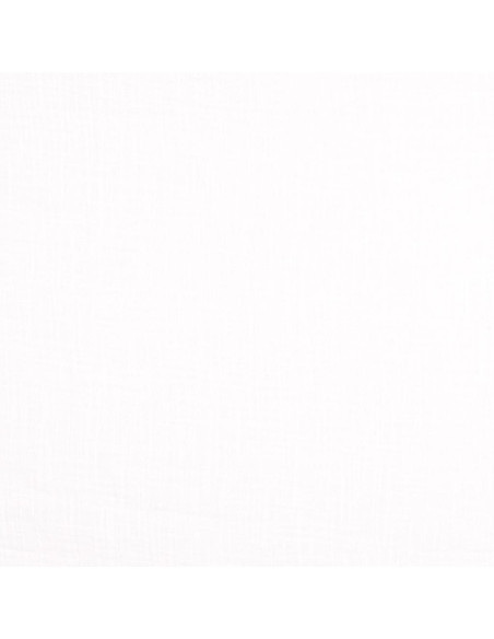 Tissu double gaze de coton Vintage - Blanc