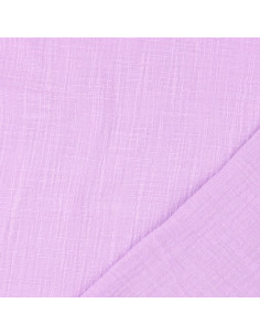 Tissu double gaze de coton Vintage - Lilas 2