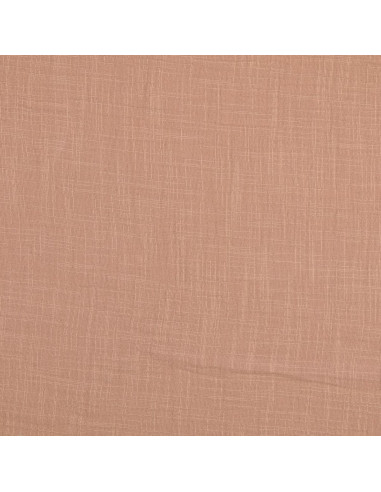 Tissu double gaze de coton Vintage - Beige
