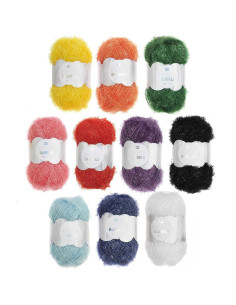 Coffret 10 pelotes de fil à crocheter Creative Bubble - Rainbow 2