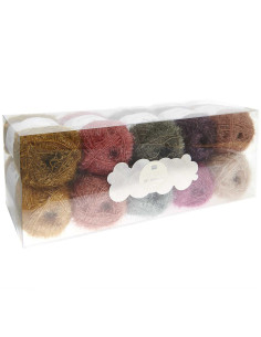 Coffret 10 pelotes de fil à crocheter Creative Bubble - Earthy
