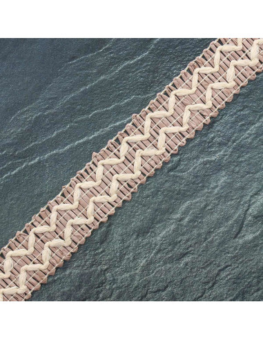 Ruban raphia - Beige foncé