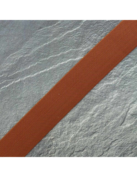 Élastique chevron - Marron