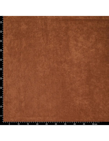 Tissu velours côtelé - Noisette