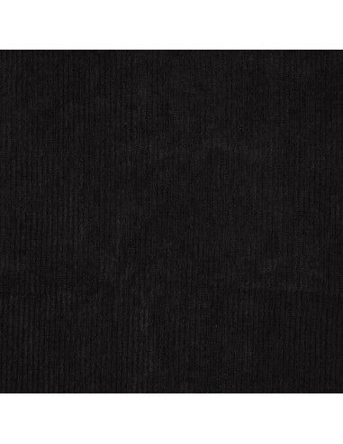 Tissu velours côtelé - Noir
