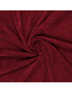 Tissu velours côtelé - Bordeaux
