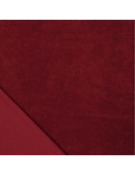 Tissu velours côtelé - Bordeaux