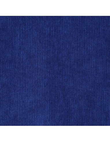 Tissu velours côtelé - Bleu roi