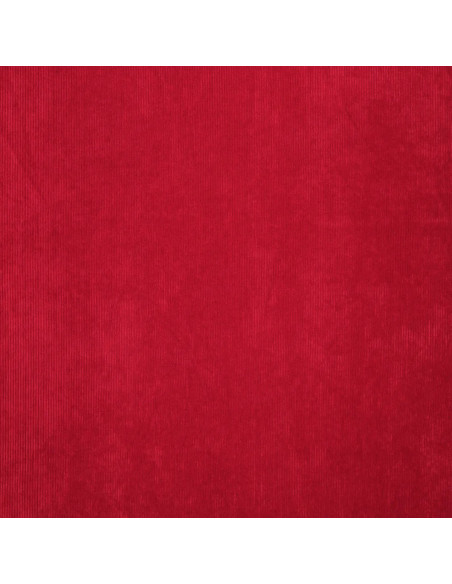 Tissu velours côtelé - Rouge