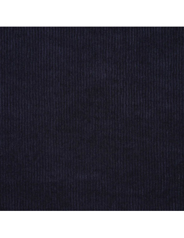 Tissu velours côtelé - Bleu marine