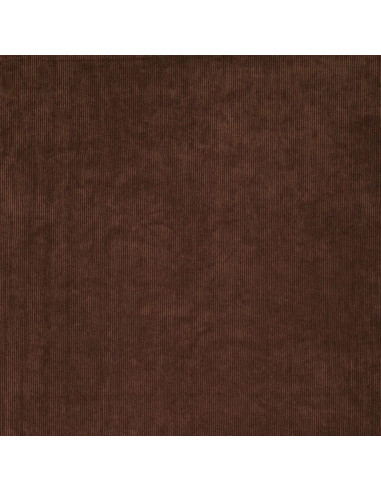 Tissu velours côtelé - Marron