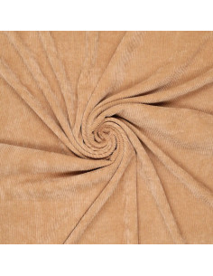 Tissu velours côtelé - Beige