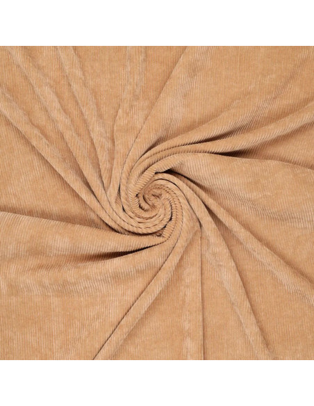 Tissu velours côtelé - Beige
