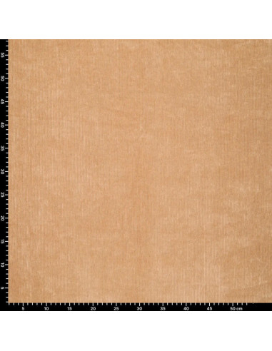 Tissu velours côtelé - Beige
