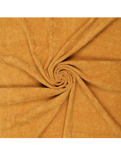 Tissu velours côtelé - Ocre