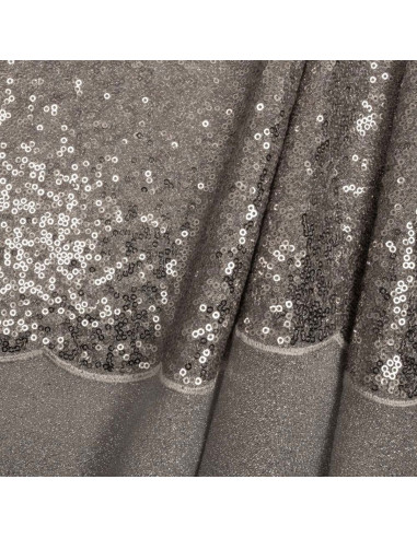 Tissu sequins - Argent
