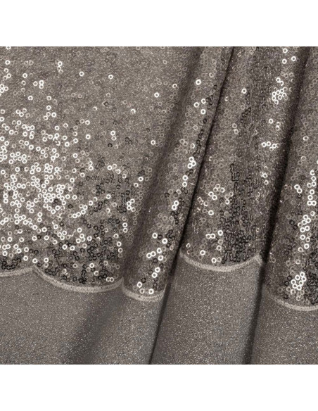 Tissu sequins - Argent