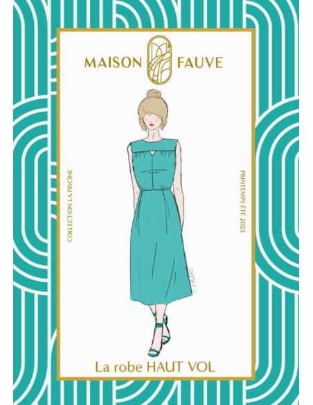 Patron de robe Haut Vol - Maison Fauve