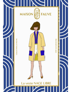 Patron de veste Nage Libre - Maison Fauve 2