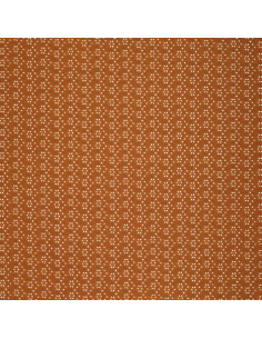 Tissu broderie anglaise extensible - Noisette 2