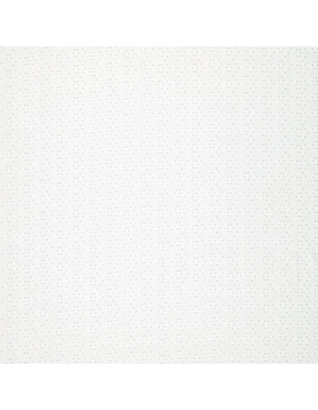 Tissu broderie anglaise extensible - Blanc
